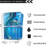 Aqua Flow ALFA Ultra Smart (Mineral) 12 L RO + UV + UF + TDS Control + UV in Tank Water Purifier (Blue)